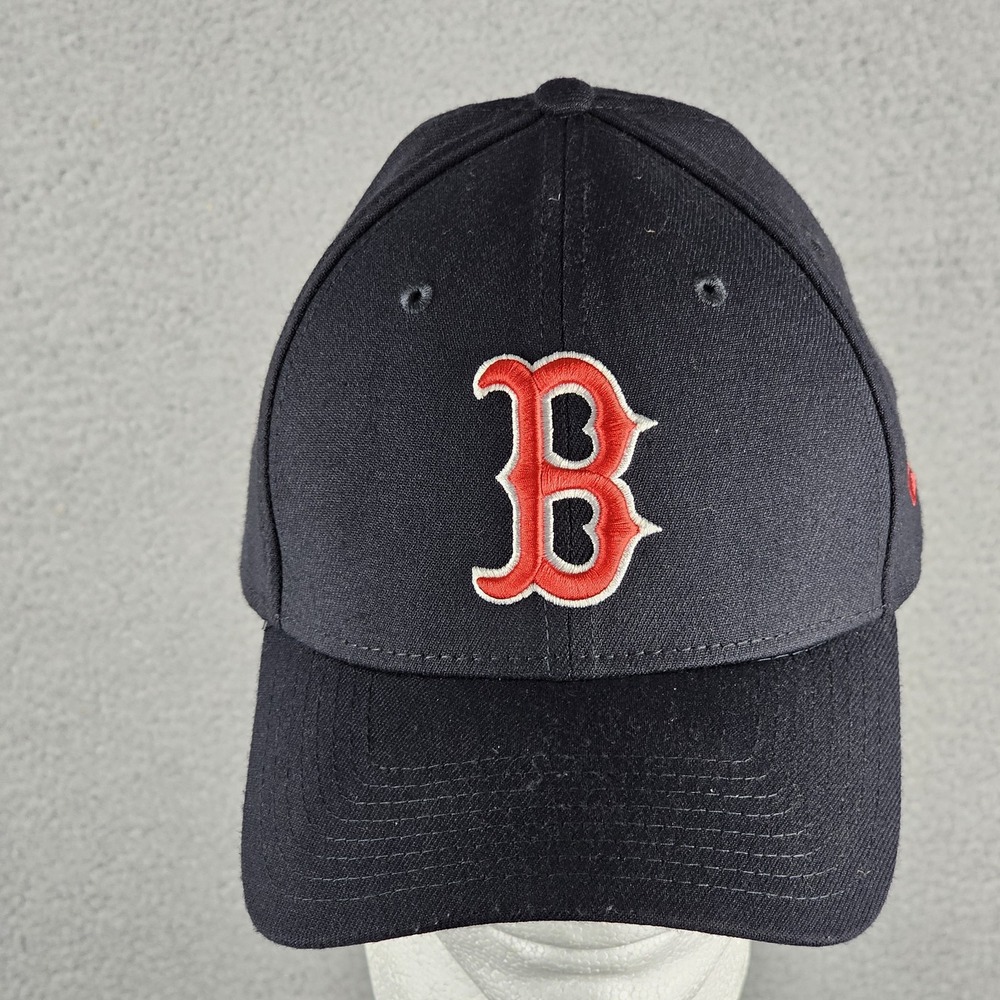 New Era Hat Mens M/L Navy Blue Boston Red Sox 39THIRTY MLB Baseball Cap